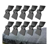 Pince De Bâche, Pinces pour Tissu D'ombrage, Pinces À Bâche en Film en Forme De Papillon, Fournitures D'ombrage De Jardin, 10 Pièces, Accessoires De Tente pour Serre, Jardin Agricole Extérieur