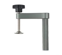 Pince de banc de travail du bois de 1,9 cm pour trou de chien de 19 mm, 20 mm, clip fixe à dégagement rapide en alliage d'aluminium pour tables de travail du bois, épaisseur maximale 70 mm, gris (19
