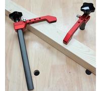 Pince de banc réglable pour chien 19/20 mm, pour travail du bois, collier de serrage en alliage d'acier avec mécanisme à cliquet, clip de bureau fixe pour atelier et St (19 mm)