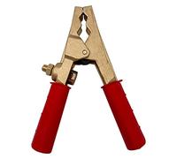 Pince de Batterie Voiture Crocodile Laiton 500 A Rouge