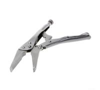Pince de blocage de 16,5 cm avec long nez d'aiguille pour rivetage, soudure et meulage - Pince à étau réglable - Outil à main en acier 45#
