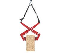 Pince de bordure, ouverture 30-51 cm, lève-pierre, 350 kg, pince de transport, pince de transport, pince de levage en acier, support de pavés, support de trottoir pour soulever et transporter des