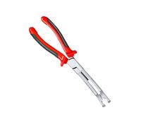 Pince de bougie de préchauffage à mâchoire droite/coudée de 22,9 cm pour connecteur de moteur de voiture, extracteur de bougie de préchauffage, pince de réparation étendue