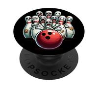 Pince de Bowling pour Le Bowling d'amant | Joueur de Bowling PopSockets PopGrip Adhésif