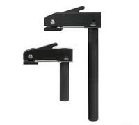 Pince de bureau à dégagement rapide pour bancs supportant des trous de chien de 19 mm et 20 mm, voyage de serrage de 60 mm et réglable haute/moyenne/basse pression (A)