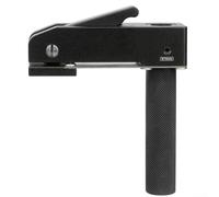 Pince de bureau avec mécanisme d'action pour trous de chien de 19/20 mm, capacité de serrage de 60 mm, trois niveaux de force réglables, poignée de 85 mm ou 175 mm (A)