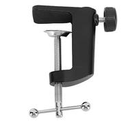 Pince de bureau C en aluminium noir 61 mm pour lampe de table de bureau