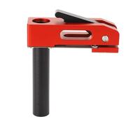 Pince de bureau pour le travail du bois - Maintien réglable, alliage d'aluminium durable et acier inoxydable, presse de bloc de bois sécurisée, taille standard compacte, finition de surface brillante