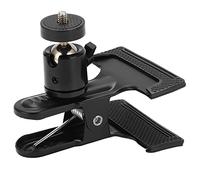 Pince de caméra pour trépied, Pince de caméra rotative Stable Rotule rotative à 360 ° Matériau en métal Robuste Longue durée de Vie pour caméra de Mouvement