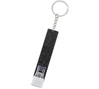 Pince de carte de débit portable noire pour ongles longs, extracteur de carte de crédit, joli clip pour ongles longs, porte-clés pour femmes et hommes