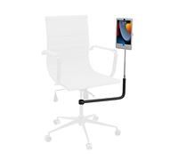 Pince de Chaise col de Cygne CTA pour chaises de Bureau avec mécanisme de Serrage et col de Cygne avec boîtier de Tablette pour iPad 10.2 Gen 7e/8e/9e, iPad Pro 10.5 et iPad Air 3
