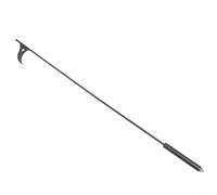 Pince de cheminée de 101,6 cm de long avec poignée - Crochet en fer forgé pour une utilisation en extérieur et en intérieur - Accessoires de cheminée et poêle à bois