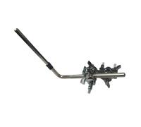 Pince de cloche de vache réglable en métal - Support de tige en L - Accessoire de percussion - Support de cloche en métal - Clip de support de tambour réglable