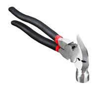 Pince de clôture en acier au carbone 45 # pour enlever les agrafes, couper les fils, équipement de jardinage robuste, extracteur d'agrafes de clôture compact