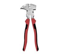 Pince de clôture tout usage en acier pour manipulation de fils lourds, extraction de clous et travaux de réparation en plein air, coupe-fil professionnel