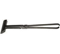 Pince de couverture Stubai 282326 - 180 mm, biseautée à 45°, métier traversant - Outil de ferblantier professionnel pour un pliage et un bordage précis des tôles