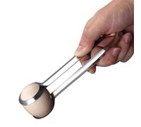 Pince de cuisine - 18,29 cm en acier inoxydable - Antidérapante | Design compact et multifonction, contrôle facile des aliments équilibré | Tension pour faire bouillir, frire, servir, salade