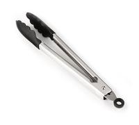 ARCOS Pince de cuisine professionnelle Poignée et corps en acier inoxydable Résistant à la chaleur jusqu'à 240°C Passe au lave-vaisselle Couleur noire Accessoires de cuisine