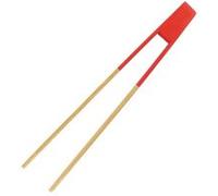 Fackelmann Pince à toasts 688917 aimantée bambou rouge 27,5 cm
