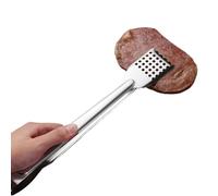 Pince de cuisine en acier inoxydable - Pince réversible pour la cuisson - Pince de cuisine - Pince de service en acier inoxydable pratique pour buffets, mariages