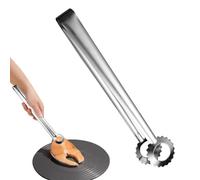 Pince de cuisine en acier inoxydable - Pinces à barbecue en forme de haute performance - Pinces à steak confortables pour un usage quotidien, les fêtes, le thé de l'après-midi, le dîner, la