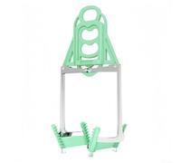 Pince de cuisine ergonomique avec clip pliable pour soulever et déplacer en toute sécurité des plats chauds, assiettes, bols et plateaux de divers appareils (vert)