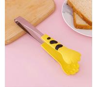 Pince de cuisine, jolie forme de patte de chat, en acier inoxydable, petite pince à salade et à gril