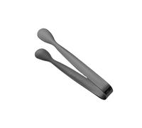 Pince De Cuisine Pince à glaçons en acier inoxydable, pince sucre, glace, de cuisine for servir les aliments, seau for restaurant, hôtel(Black)
