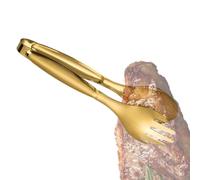 Pince de cuisine pour la cuisine - Pince de service en acier inoxydable, pince isolante thermique, pour cuisine, barbecue, camping, barbecue, restaurant, hôtel, traiteur, fête de mariage en plein air