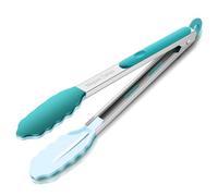 Pince de cuisine résistante à la chaleur de 315,6 °C avec embouts en silicone, pince de cuisson verrouillable en acier inoxydable de 30,5 cm pour barbecue, salade et servir des aliments, très