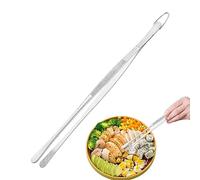 Pince de cuisine robuste, pince fine et longue pour la cuisine, pince à épiler de cuisine et de cuisine, pince à épiler en acier inoxydable, pince multi-usage, résistante à la chaleur, 35 cm
