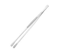 Pince de cuisine robuste, pince fine et longue pour la cuisine, pince à épiler de cuisine et de cuisine, pince à épiler en acier inoxydable, pince multi-usage, résistante à la chaleur, 35 cm