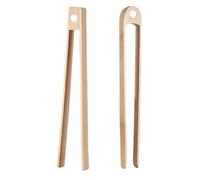 Pince de cuisson en bois - Pince à grille-pain magnétique de 22 cm, grille-pain en bois naturel de 22 cm de long | Cuisson carrée magnétique en bois pour fruits, pain, cornichons, fromage, bacon et