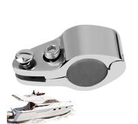 Pince De Diapositive De Mâchoire Tube - Raccord De Glissière À Top À Charnière En Acier Inoxydable Raccord De Mâchoire | Matériel Lourd Pour Tube Rond, Canopée De Bateau, Support De Montage En R