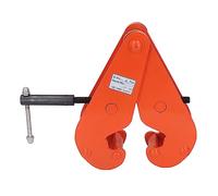 Pince de faisceau vertical Gearwell, pince de levage en acier, pince de gréement de capacité 3T, plage d'ouverture de 80 à 320 mm, support de poutre robuste, pour gréement du
