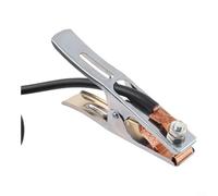 Pince de fil de terre pour machine à souder 300 A, pince plasma en cuivre avec longueurs optionnelles 2 m 5 m, conçue pour le soudage de sécurité électrique (5 mètres)