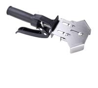 Pince de fixation à dégagement rapide configurable en acier inoxydable argenté/noir pour le travail du bois - Pince à angle droit de 90 degrés pour avoir un joint riveté à froid - Construction épaisse