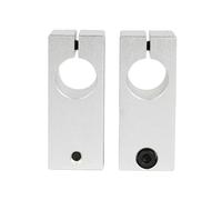 Pince de fixation de pilier verticale Pince de fixation pilier d'axe optique, bloc transversal Vertical à diamètre fixe, support tuyau en acier alliage d'aluminium 1 pièces(Same 11x11mm)