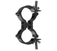 Pince de fixation de scène double verrouillable en alliage d'aluminium magnésium pour événements professionnels et installations home cinéma Fixation antidérapante pour corps d'éclairage