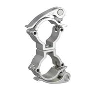 Pince de fixation de scène double verrouillable en alliage d'aluminium magnésium pour événements professionnels et installations home cinéma Fixation antidérapante pour corps d'éclairage