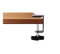 Pince de fixation de table en forme de C en acier inoxydable, clip en métal robuste avec coussinet en silicone pour pied de microphone et raccords, hauteur de serrage de 5 cm