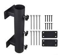 Pince de fixation en acier robuste pour parasol de balcon - Convient pour les mâts de parasol de 23 mm de diamètre 38 mm - Support extérieur pour sécuriser le positionnement du parasol