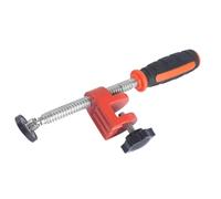 Pince de Fixation F pour Travail du Bois, Clip Rapide Rouge | Acier au Carbone, Surface Antidérapante, Prise Ergonomique, pour Assemblage D’armoires et Petites Pièces