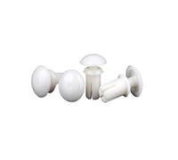 Pince de fixation for rivets en plastique et nylon, d'expansion type R, écrou à boucle, pression, entretoise for carte mère(White,R2648 100pcs)