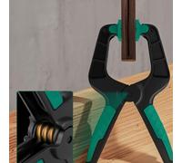 Pince de fixation manuelle portable pour le travail du bois, clip en A ABS haute résistance avec mécanisme à ressort, outil de fixation sécurisé protège les matériaux contre les rayures (B)