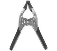 Pince de Fixation Métallique à Ressort Robuste pour Bois, Clips Noirs | Pointes Protectrices Antidérapantes, Maintien Temporaire Sûr, Usage Atelier et Studio, Artistes, Menuisiers