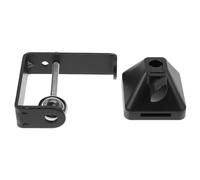 Pince de Fixation pour Microphone de Table, Base Lourde en Fer Noir | Installation Réglable sur Table, Compatibilité Large, Maintien Sûr du Support, Usage École et Bureau