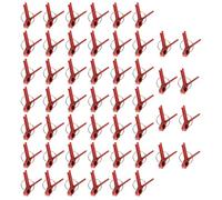 Pince de greffage de légumes - ABS 5,1 cm | Pince de greffe de pastèque | Goulot rond à bouche plate aubergine vigne clips de fixation 50pcs accessoire de jardinage