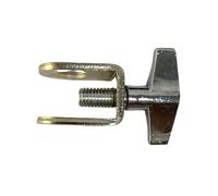 Pince de grosse caisse robuste avec mécanisme de verrouillage anti-vibrations pour installation de batterie de studio et de scène, pince de cloche en alliage