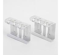 Pince de guidage d'eau pour module solaire en alliage d'aluminium avec ouvertures de couvercle supérieur et plat pour un drainage fiable de la boue et une protection des bords du panneau (40 mm)